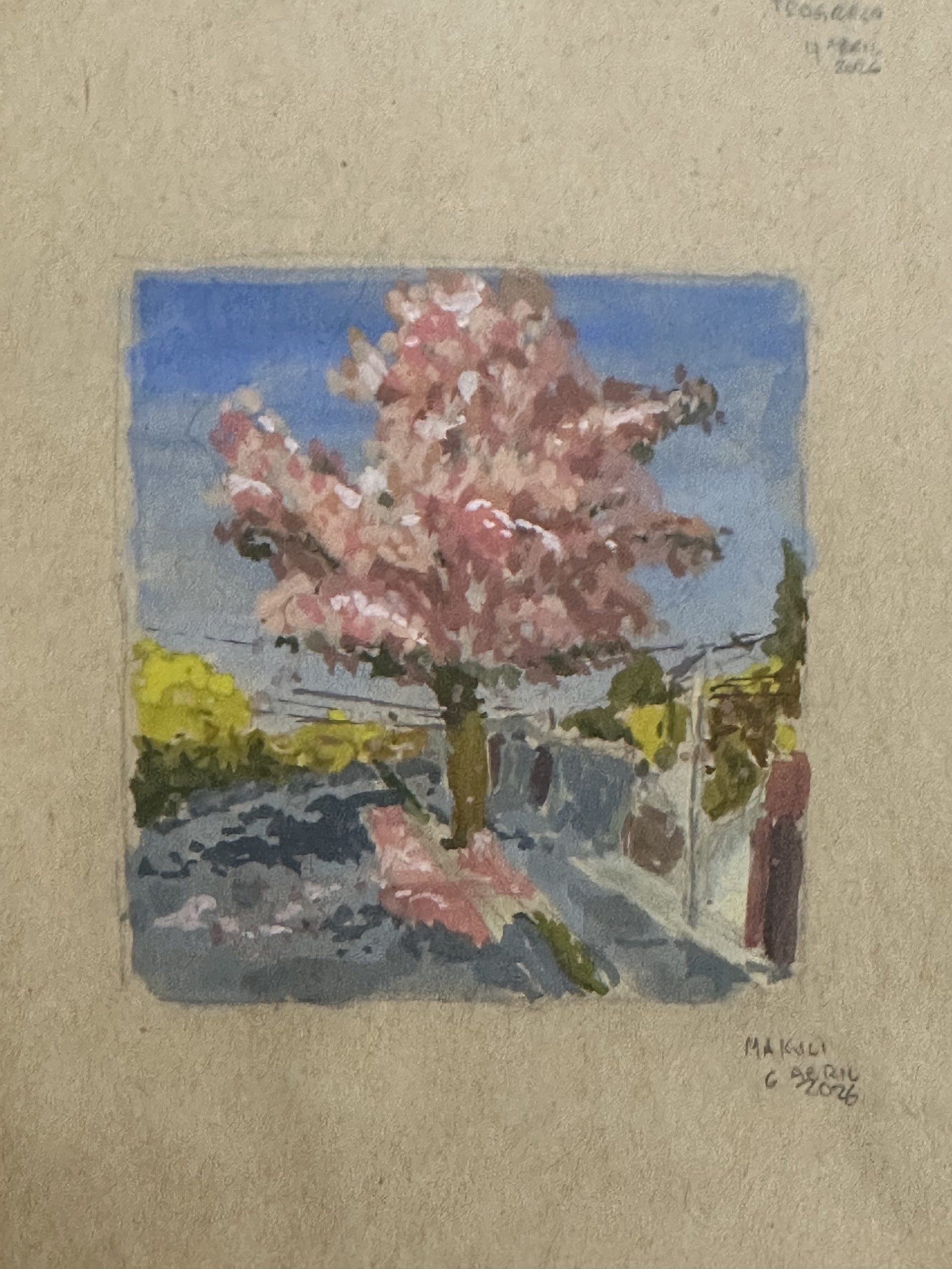 Sketches en Gouache